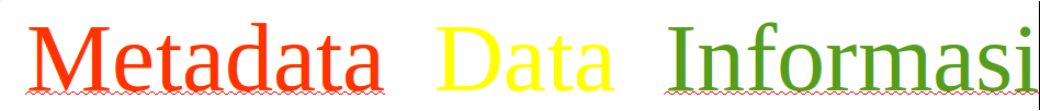 metadata data informasi